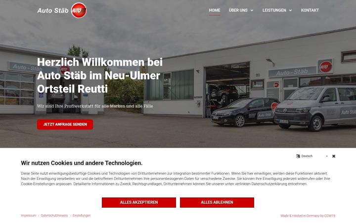 Screenshot of auto-staeb.de