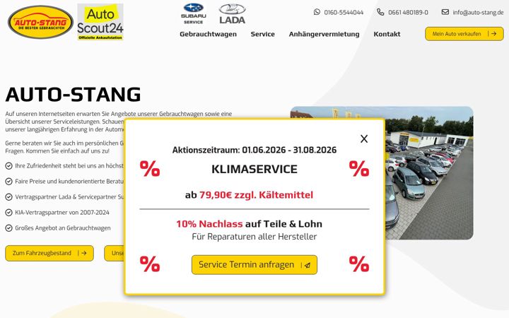 Screenshot of auto-stang.de