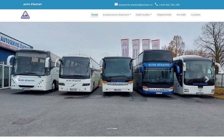 Ekraanipilt saidist auto-stastny.cz