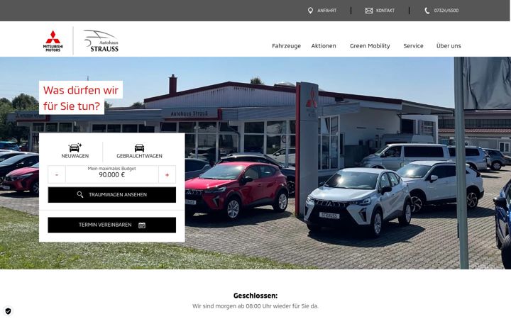 Screenshot of auto-strauss.de