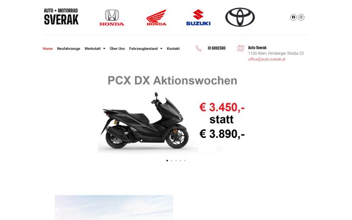 Screenshot of auto-sverak.at