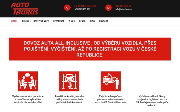 Screenshot of auto-taurus.cz