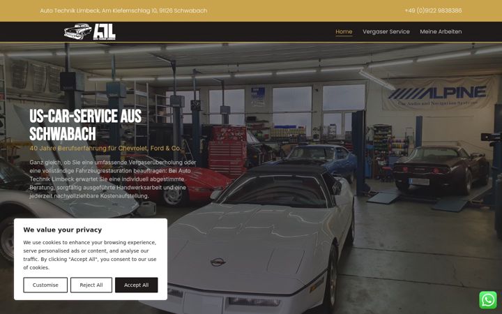 Screenshot ta' auto-technik-limbeck.de