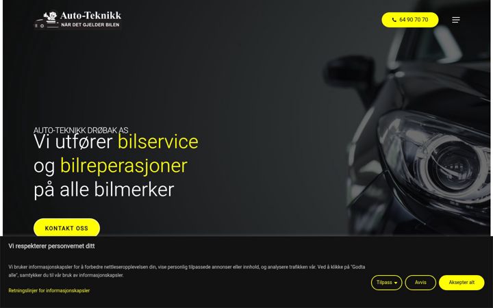 Screenshot of auto-teknikk.no