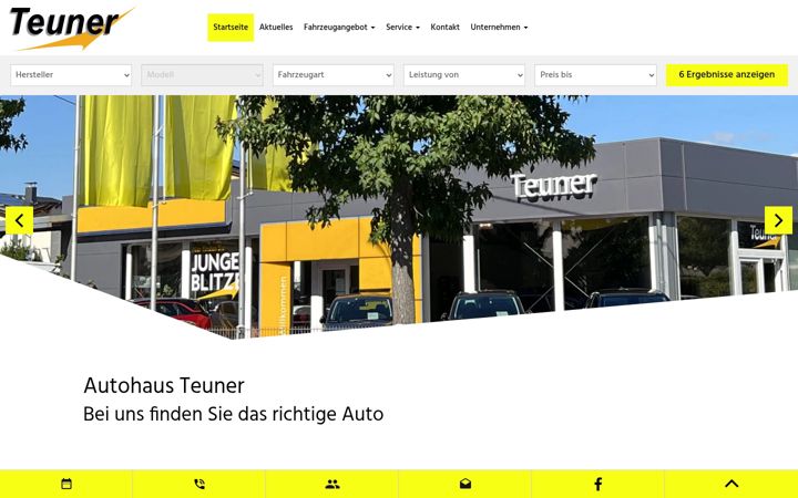 Screenshot of auto-teuner.de