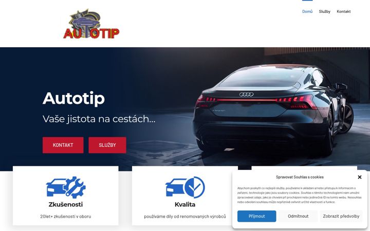 Kuvakaappaus sivustosta auto-tip.eu