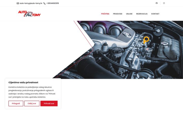 Screenshot di auto-tomy.hr