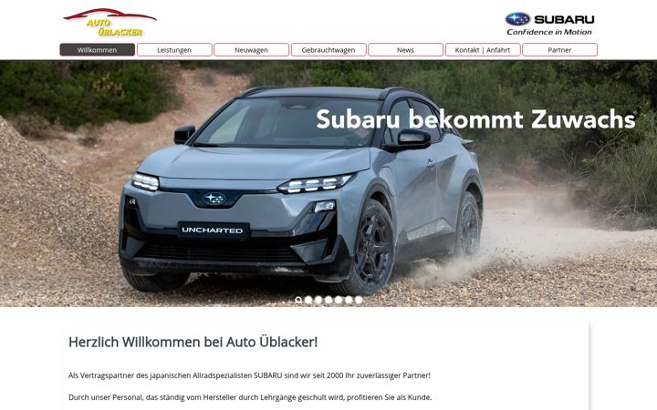 Screenshot of auto-ueblacker.com