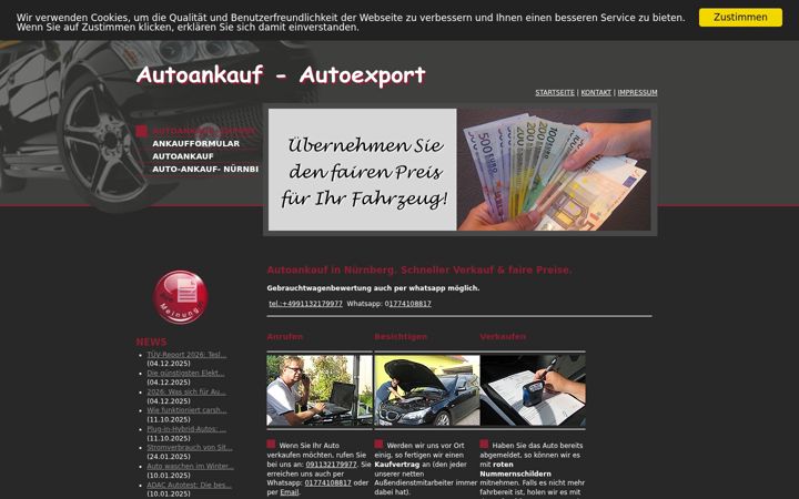 Képernyőkép: auto-verkaufen-autoankauf.de