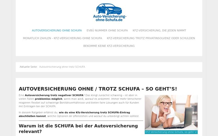 Képernyőkép: auto-versicherung-ohne-schufa.de