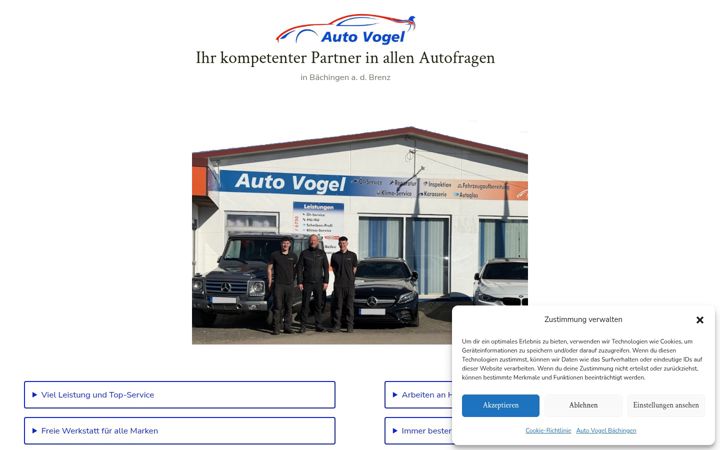 Screenshot di auto-vogel.eu