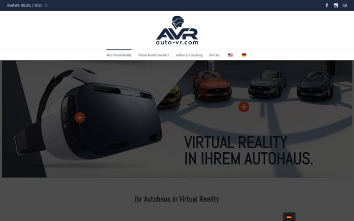 Screenshot of auto-vr.com