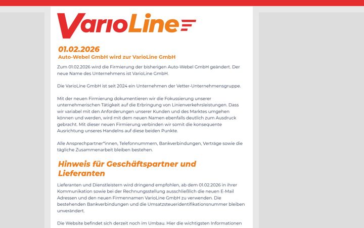 Screenshot di auto-webel.de