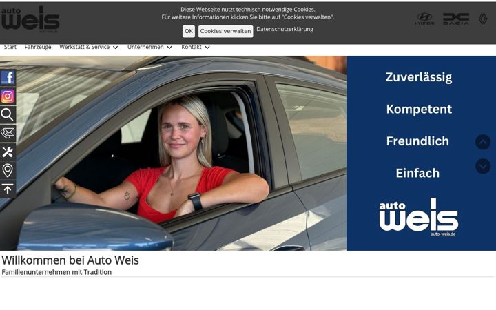 Screenshot di auto-weis.de