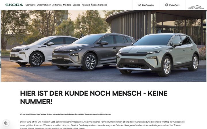 Képernyőkép: auto-weissdorn.skoda-auto.de