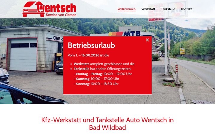Képernyőkép: auto-wentsch.de