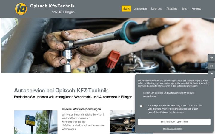 Screenshot of auto-wohnmobil-werkstatt-weissenburg.de