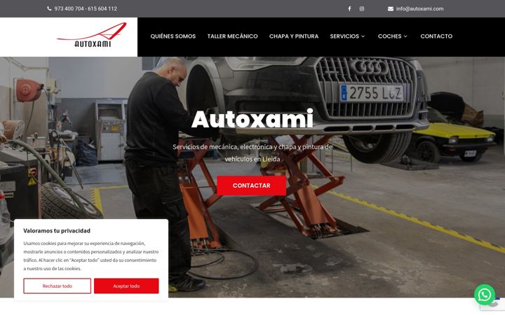 Screenshot ta' auto-xami.com