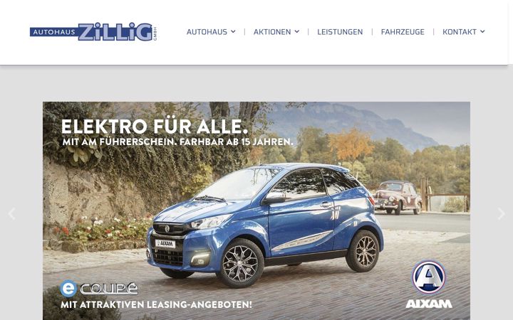 Screenshot di auto-zillig.de