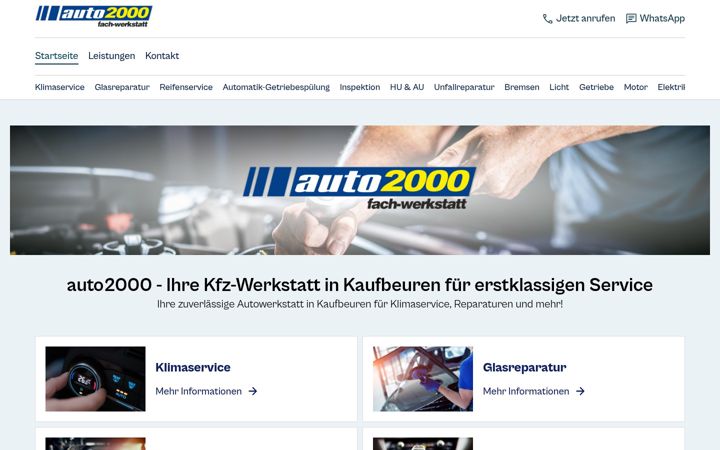 Screenshot of auto2000.de