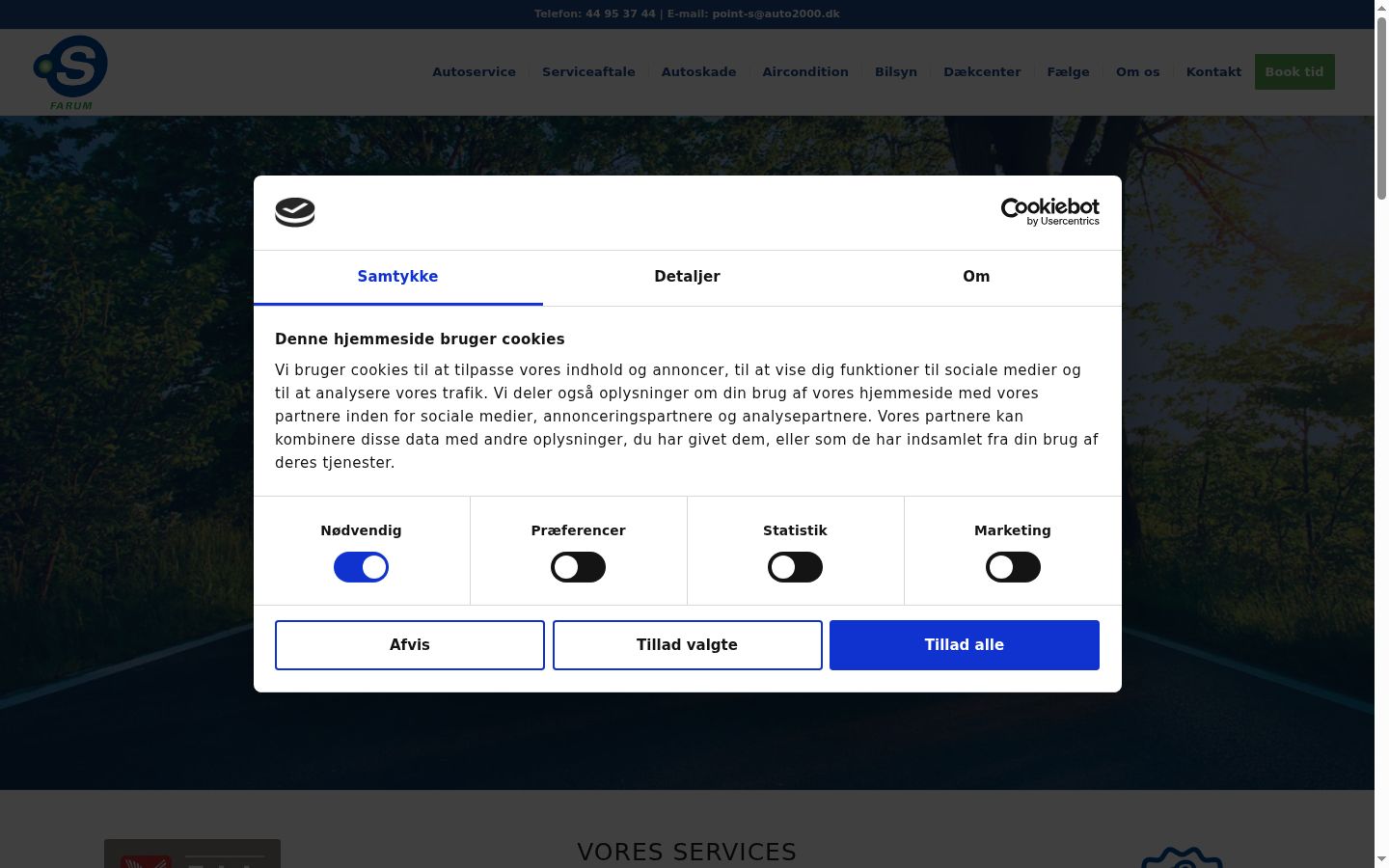 Capture d'écran de la bannière de consentement affichée avant toute interaction