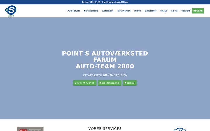 Screenshot of auto2000.dk