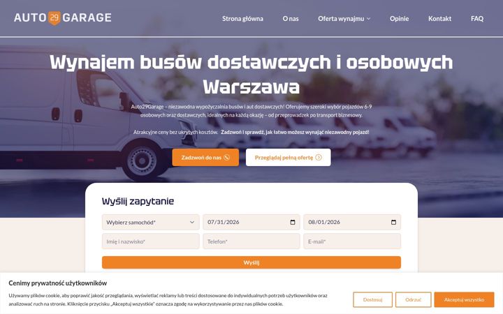Screenshot of auto29garage.pl