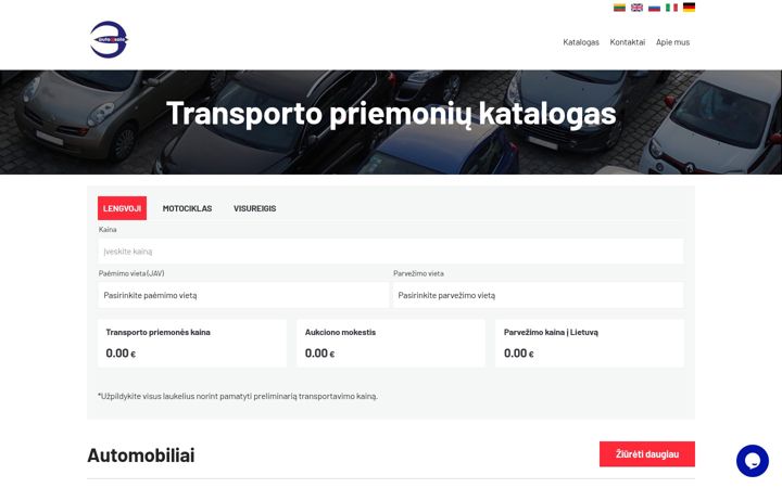 Screenshot of auto4sale.lt