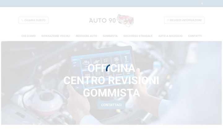 Screenshot of auto90srl.it