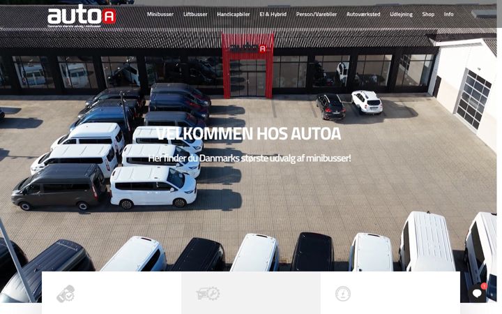 Screenshot of autoa.dk