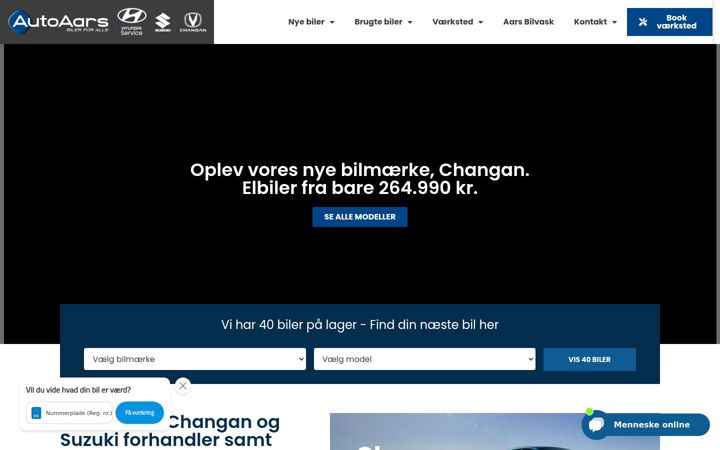 Screenshot di autoaars.dk