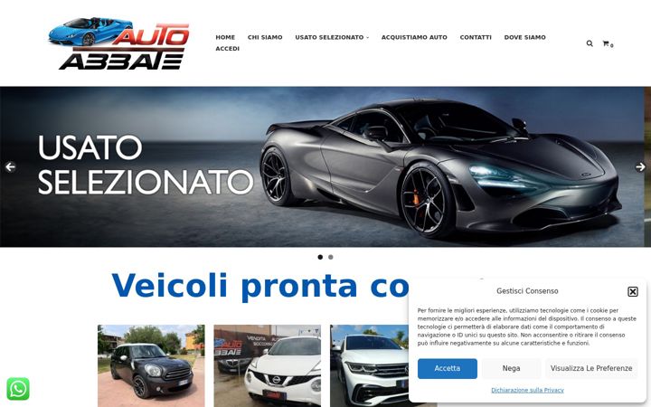 Screenshot di autoabbate.com