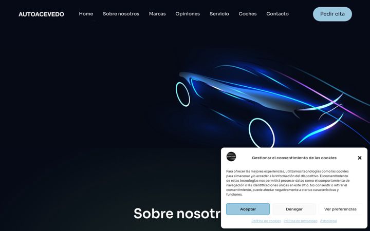 Screenshot di autoacevedo.com