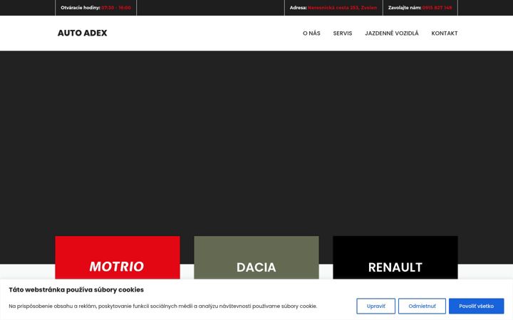 Screenshot of autoadex.sk
