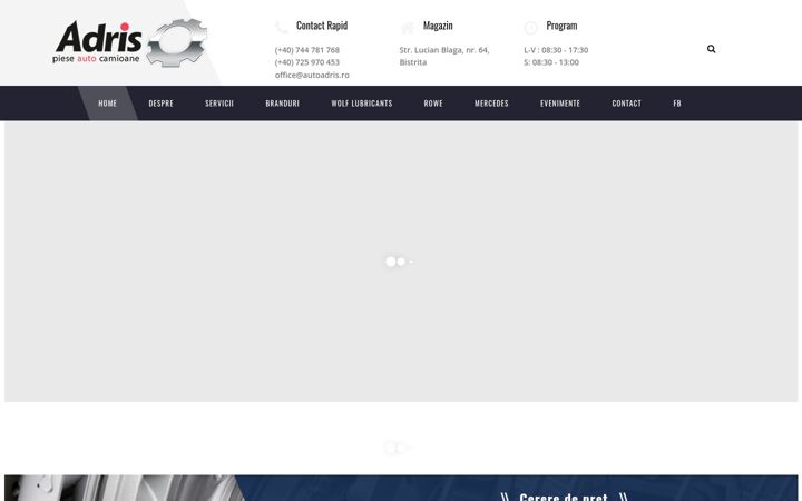 Screenshot of autoadris.ro