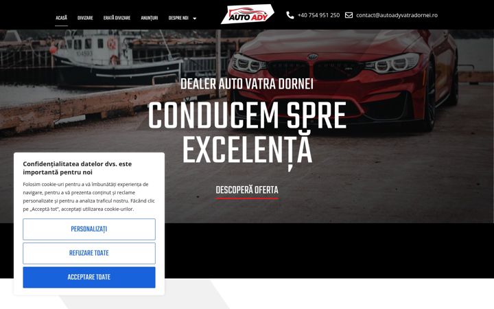 Screenshot of autoadyvatradornei.ro