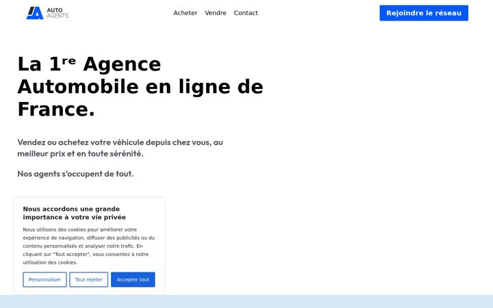 Screenshot of autoagents.fr
