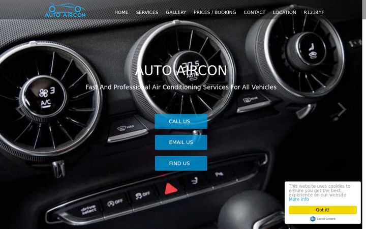 Screenshot of autoaircon.ie