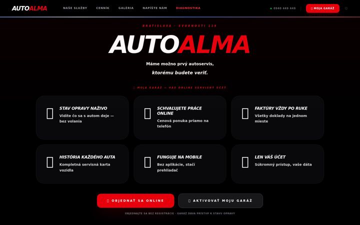 Skærmbillede af autoalma.sk