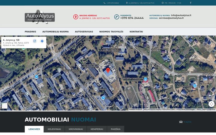 Screenshot of autoalytus.lt