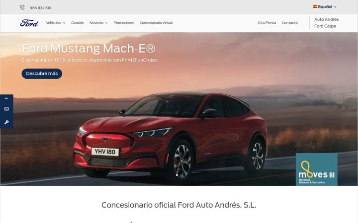 Screenshot of autoandres.com