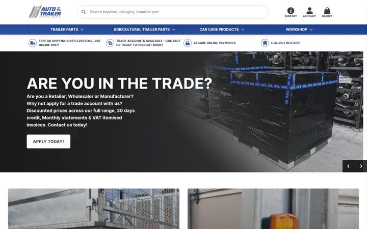 Screenshot of autoandtrailer.com
