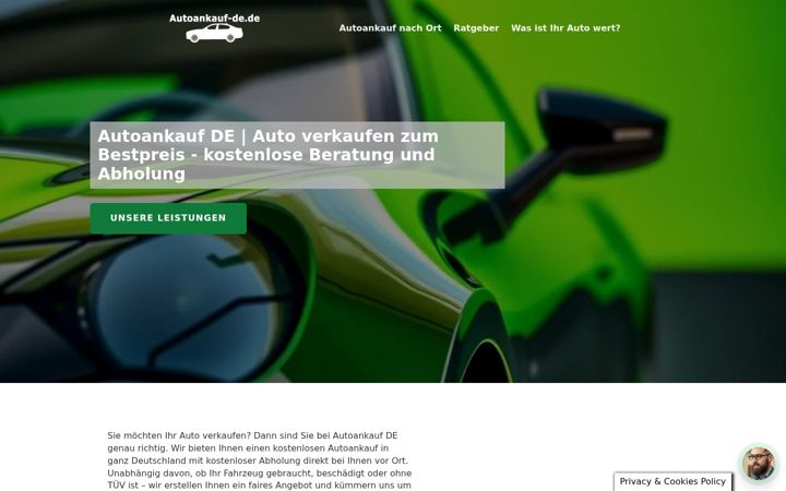 Screenshot von autoankauf-de.de
