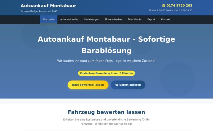 Captura de pantalla de autoankauf-montabaur24.de