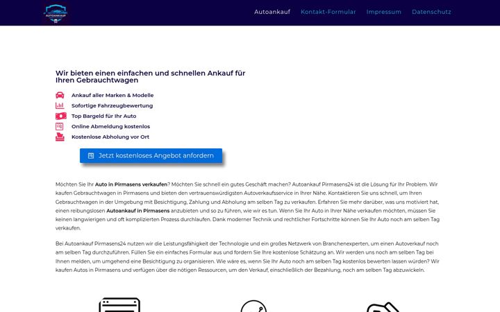 Screenshot του autoankauf-pirmasens24.de