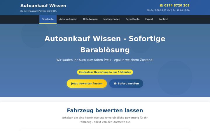 Screenshot of autoankauf-wissen.de