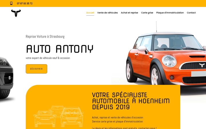 Screenshot of autoantony.fr