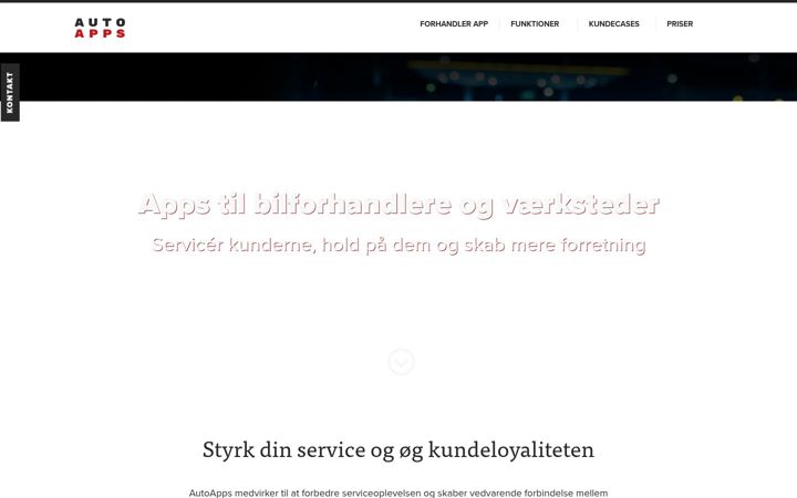 Screenshot του autoapps.dk