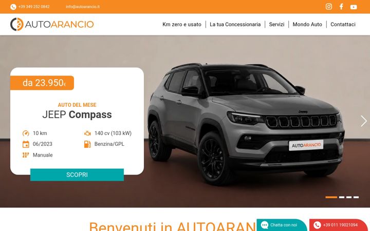 Screenshot του autoarancio.it