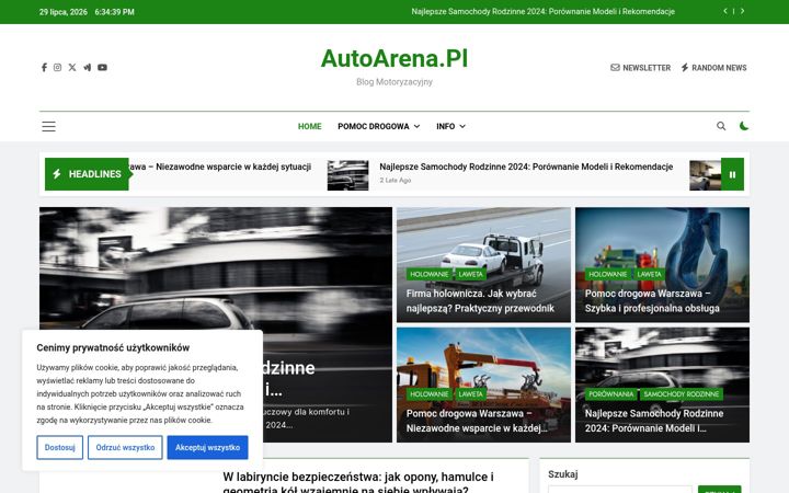Screenshot του autoarena.pl